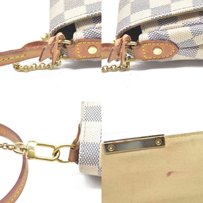 $1050 Louis Vuitton  Damier Azur Favorite PM DU0164