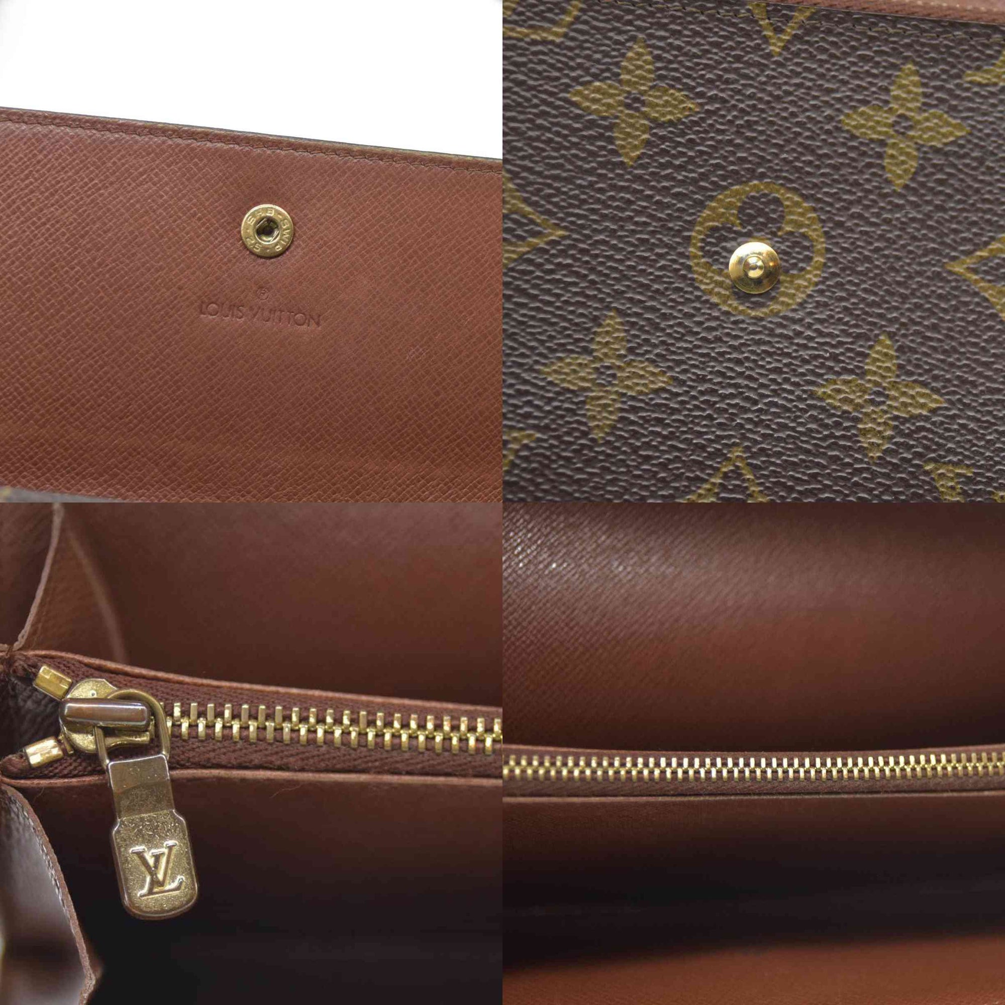 Louis Vuitton $725 Monogram Portefeiulle Sarah Long Bifold Wallet AN1920 CONSIGNMENT