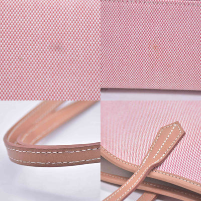 $1100 Burberry Blue Label Pink Canvas Tote Bag CONSIGNMENT