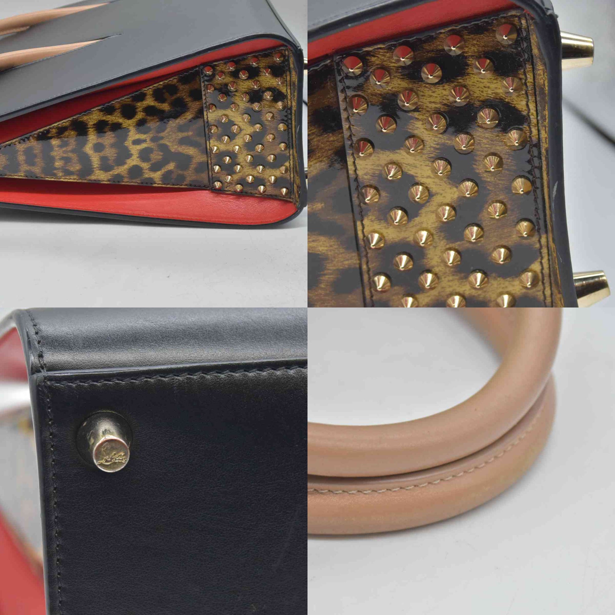 $2890 Christian Louboutin Medium Paloma Tote Black