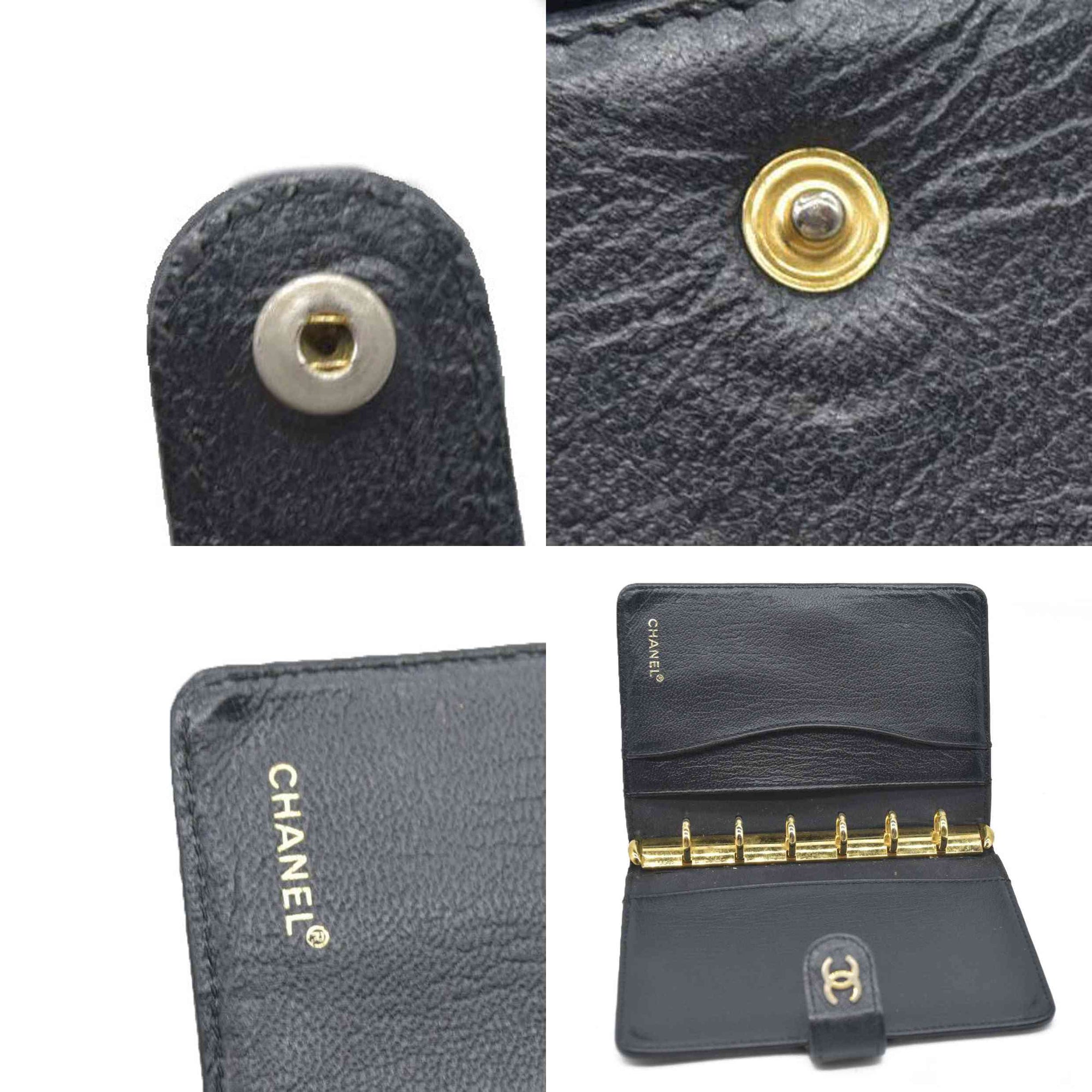 CHANEL CC  Leather Agenda Planner Notebook Cover