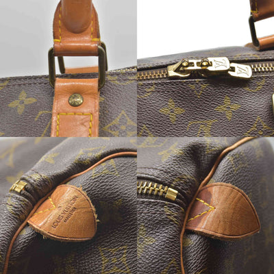 $2170 1989 Louis Vuitton Monogram Duffle Boston Bag Keepall 55 FC892