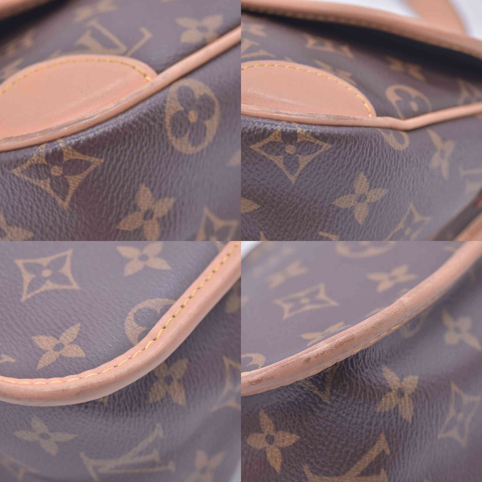 $2700 RFID Louis Vuitton Monogram Diane Black Shoulder Bag 10020762