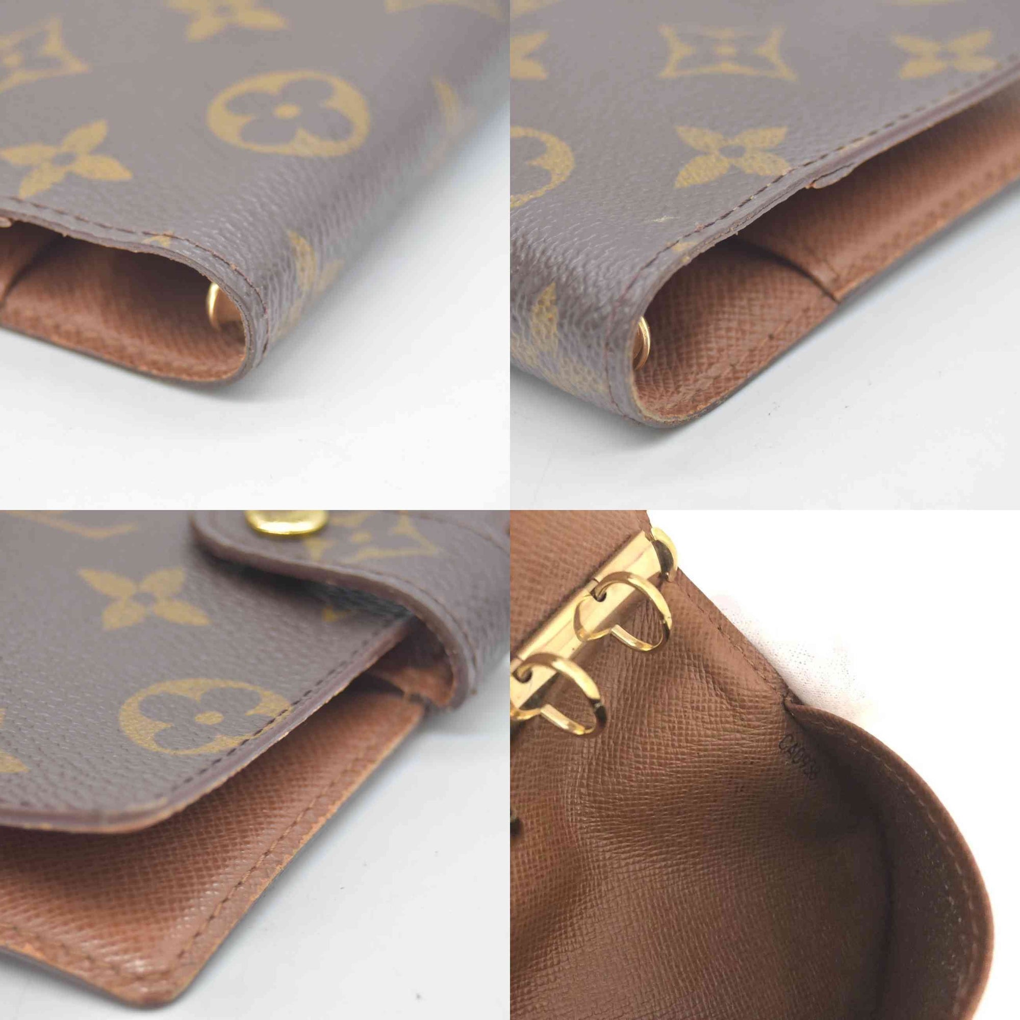 $505 1998 Louis Vuitton Monogram Agenda Cover Small  CA0938