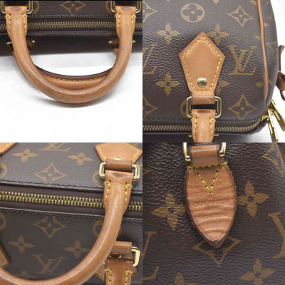 $2260 LOUIS VUITTON Monogram Speedy Bandouliere 20 Fuchsia RFID