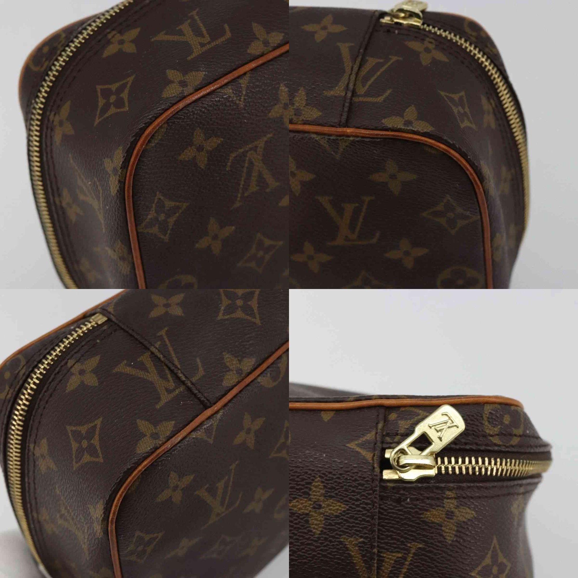 $700 1992 LOUIS VUITTON Monogram Trousse Boite Cosmetic Pouch NO1902