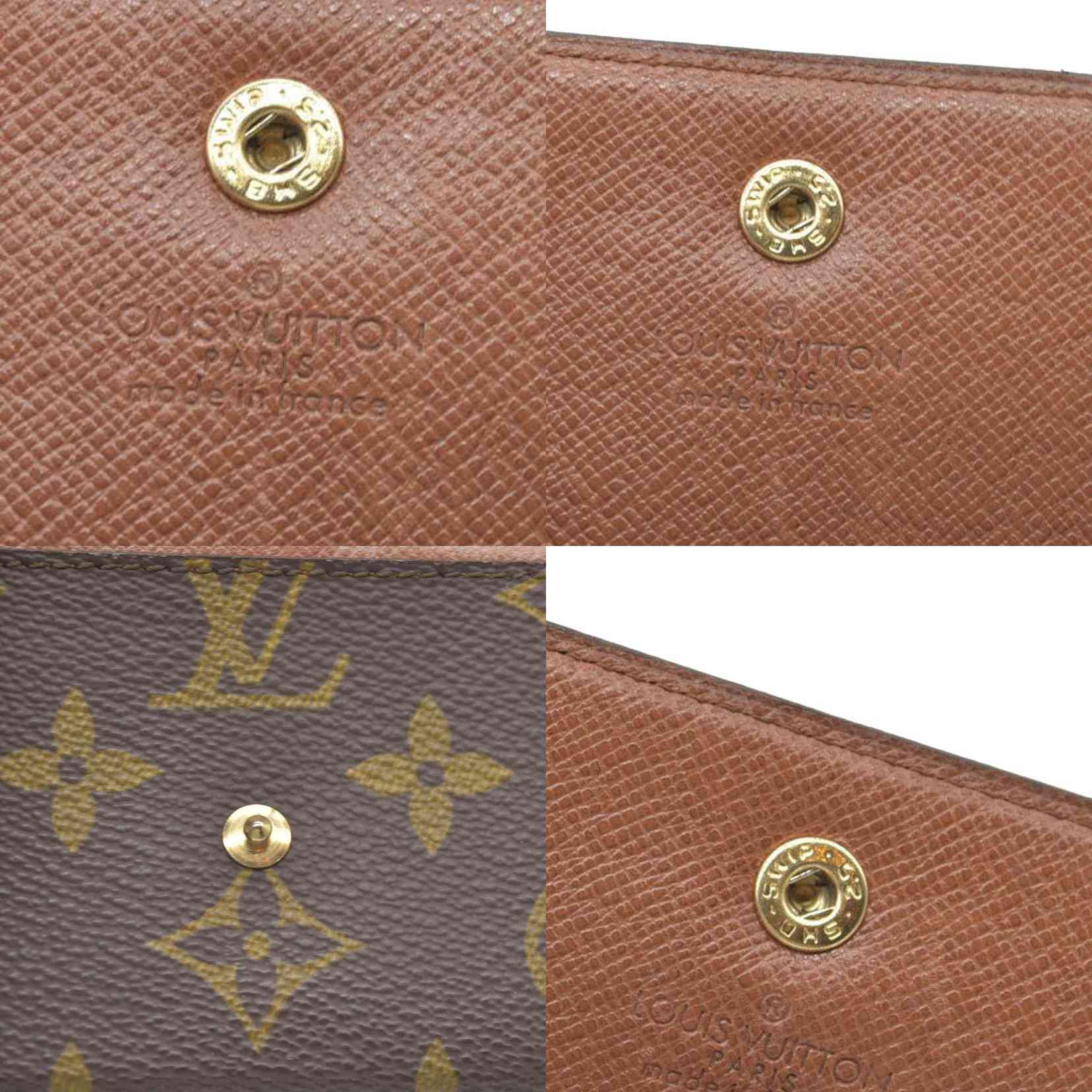$545 Louis Vuitton  Monogram Porte-Monnaie Coin Purse RA0920