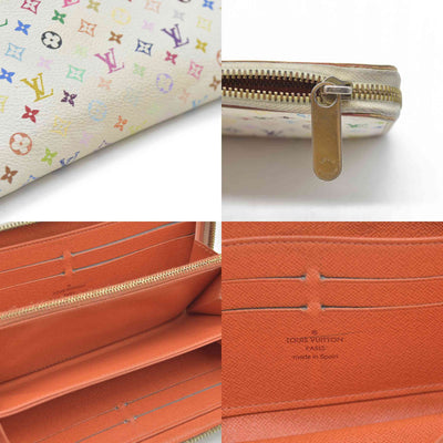 $1050 LOUIS VUITTON Monogram Multicolor Zippy Around Long Wallet CA0151