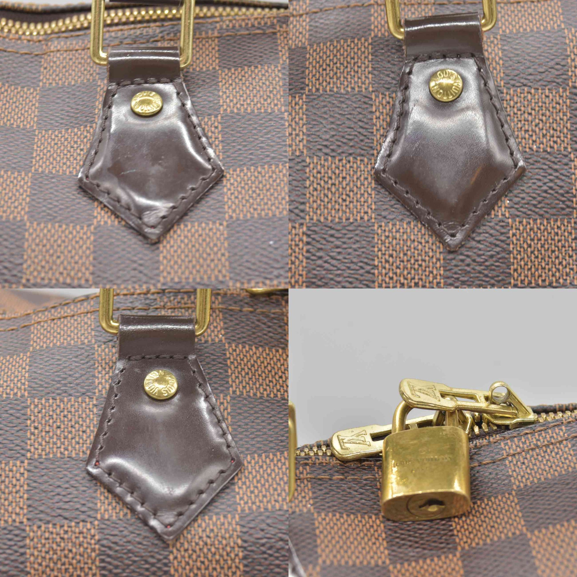 $1980 Louis Vuitton  Damier Ebene Speedy Bandouliere 30 2015 SD3145