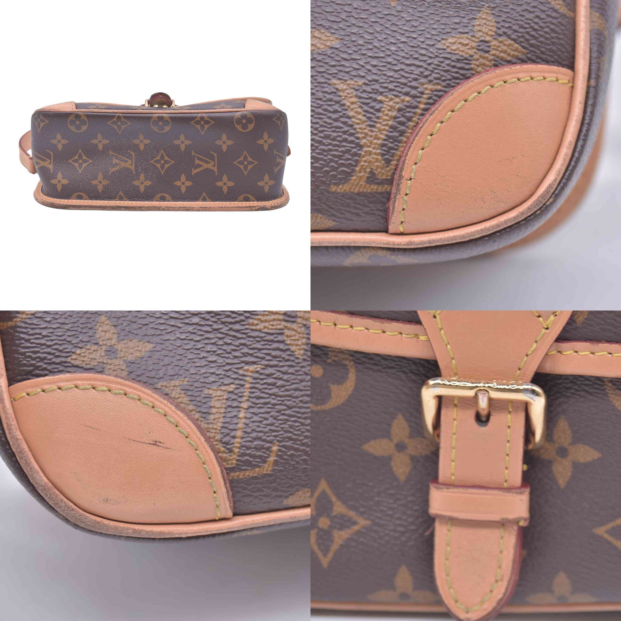 $2940 Louis Vuitton Monogram Diane Black 10020675