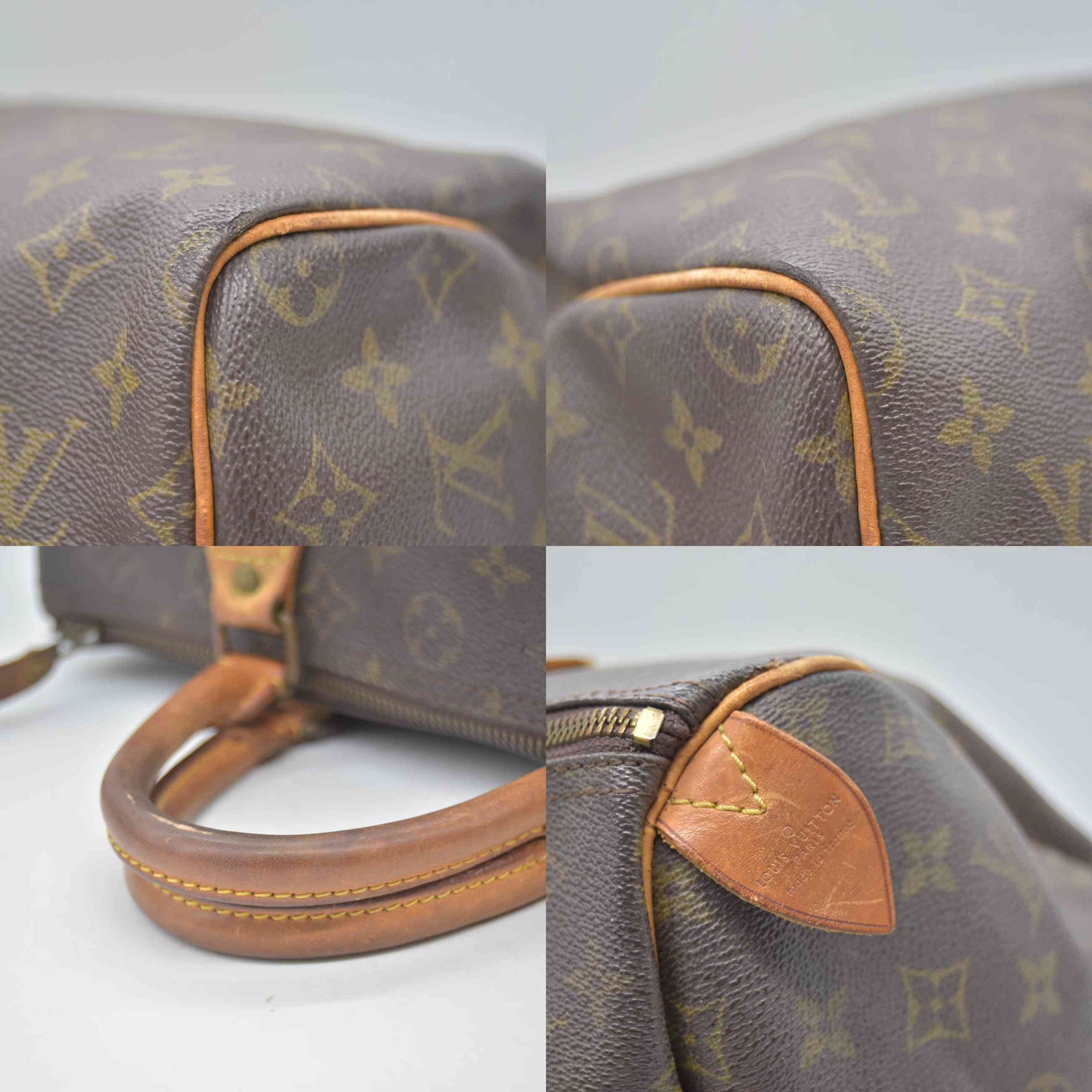 $1550 1982 Louis Vuitton Monogram Speedy 30 822