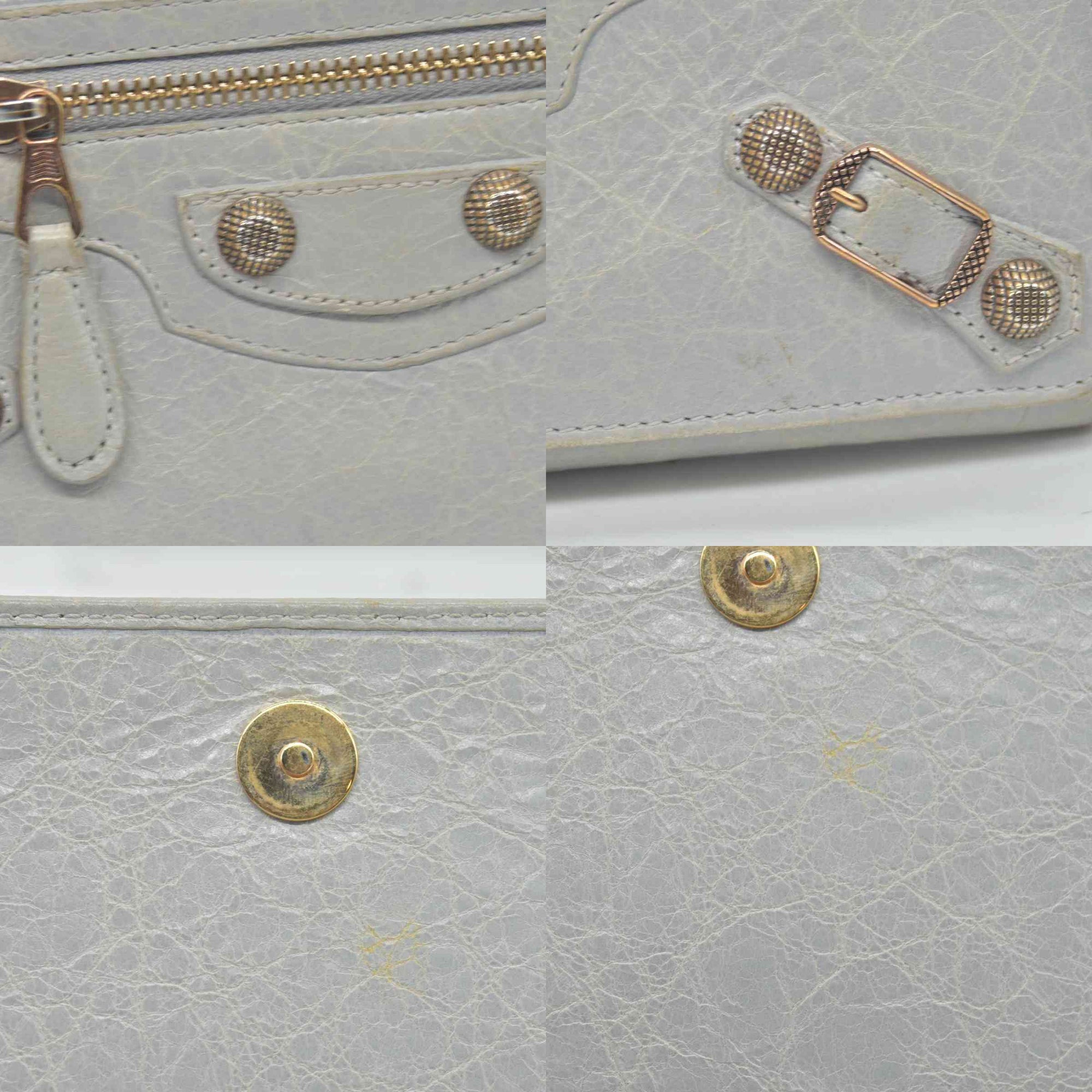 Balenciaga Leather Continental Wallet