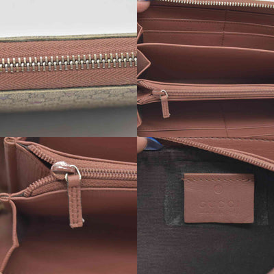 Gucci Micro GG Supreme Stars GG Pierce Zip Around Wallet CONSIGNMENT