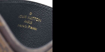 $285 Louis Vuitton Monogram Reverse Card Case
