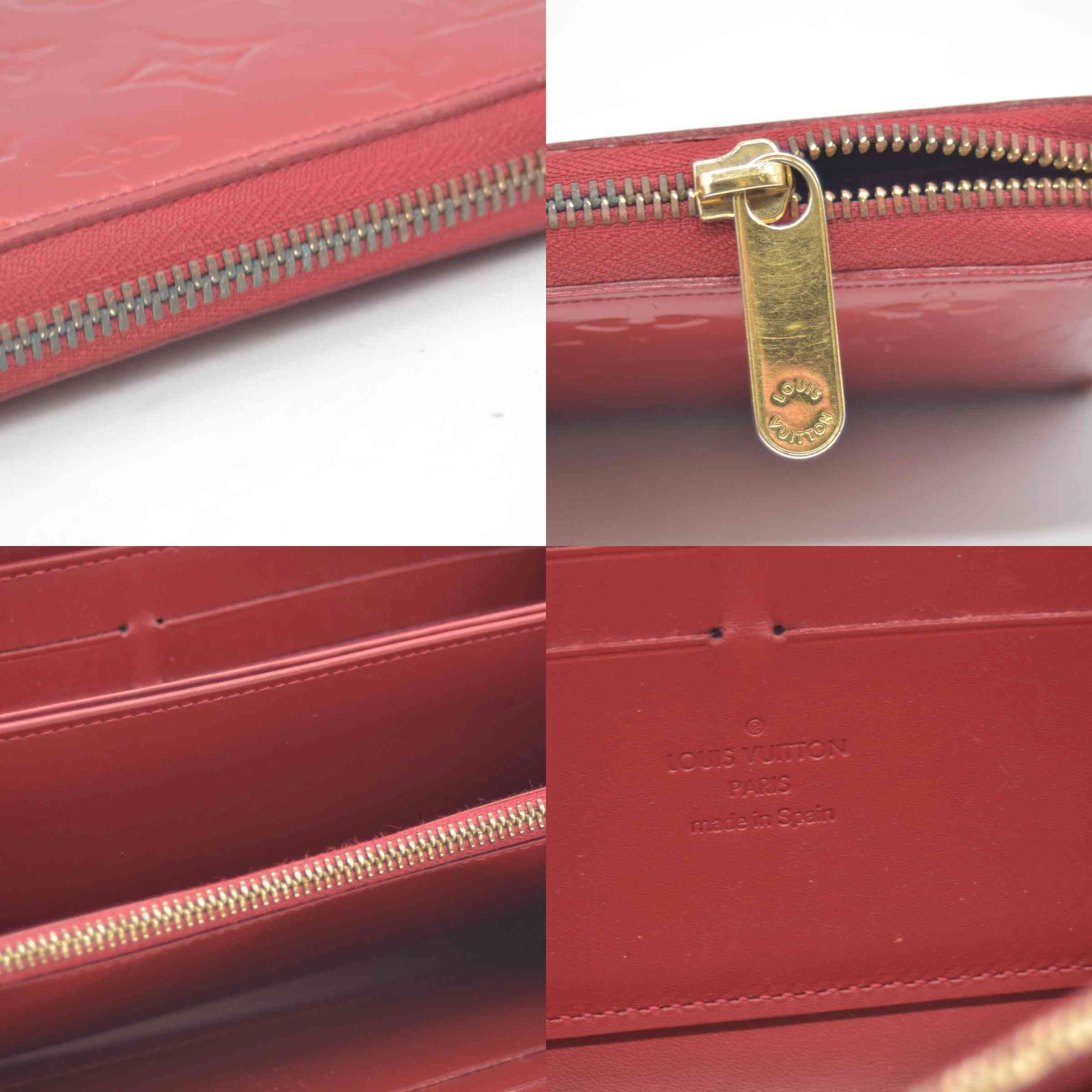 $1140 2000 Louis Vuitton Monogram Vernis Zippy Zip Around Long Wallet CA3100 CONSIGNMENT