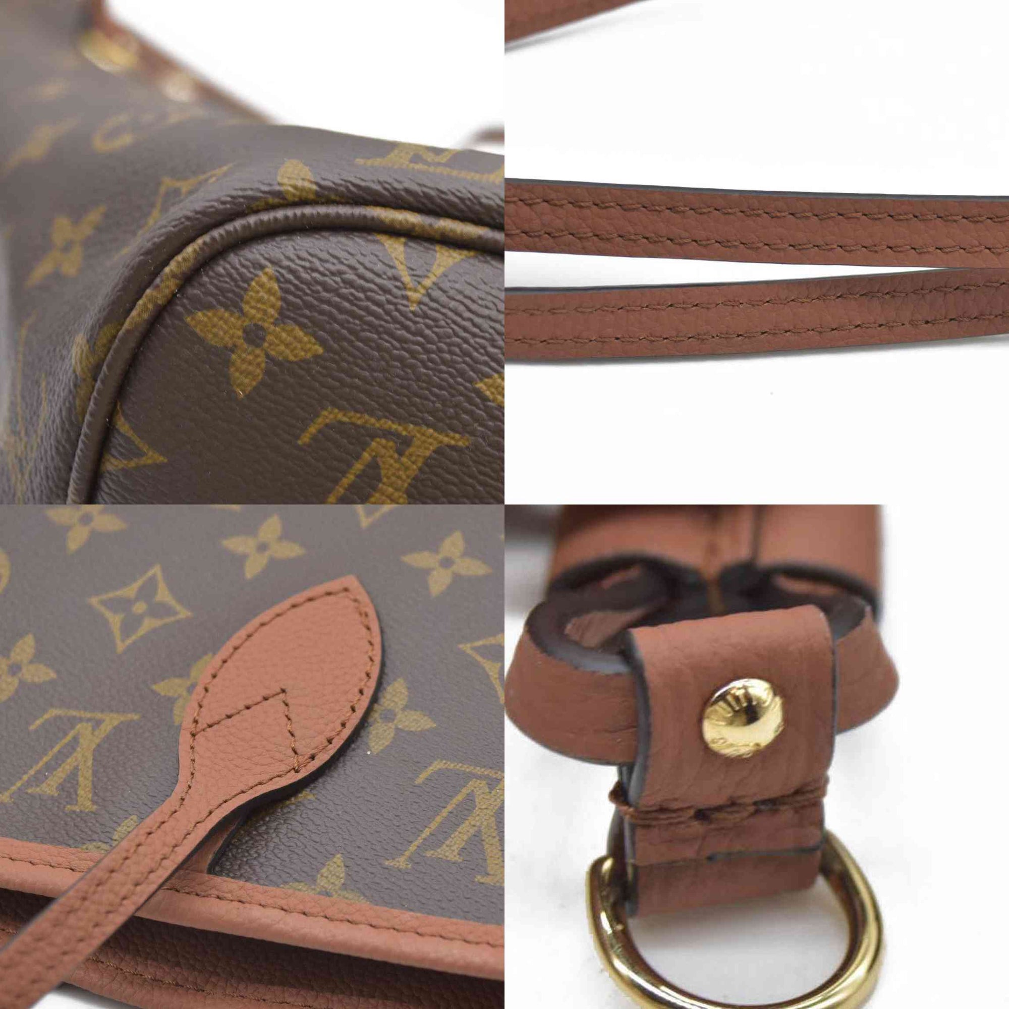 $3100 Louis Vuitton LV Monogram Neverfull Inside Out Brown with Pouch RFID