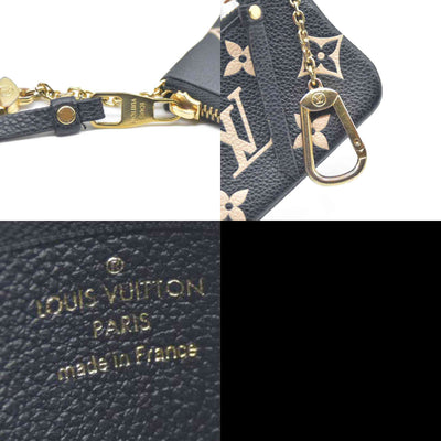 $530 Louis Vuitton Bicolor Monogram Empreinte Leather