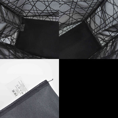 DIOR Beauty Mesh Tote Black Cannage Lace Novelty GWP 2025 New ReleasE