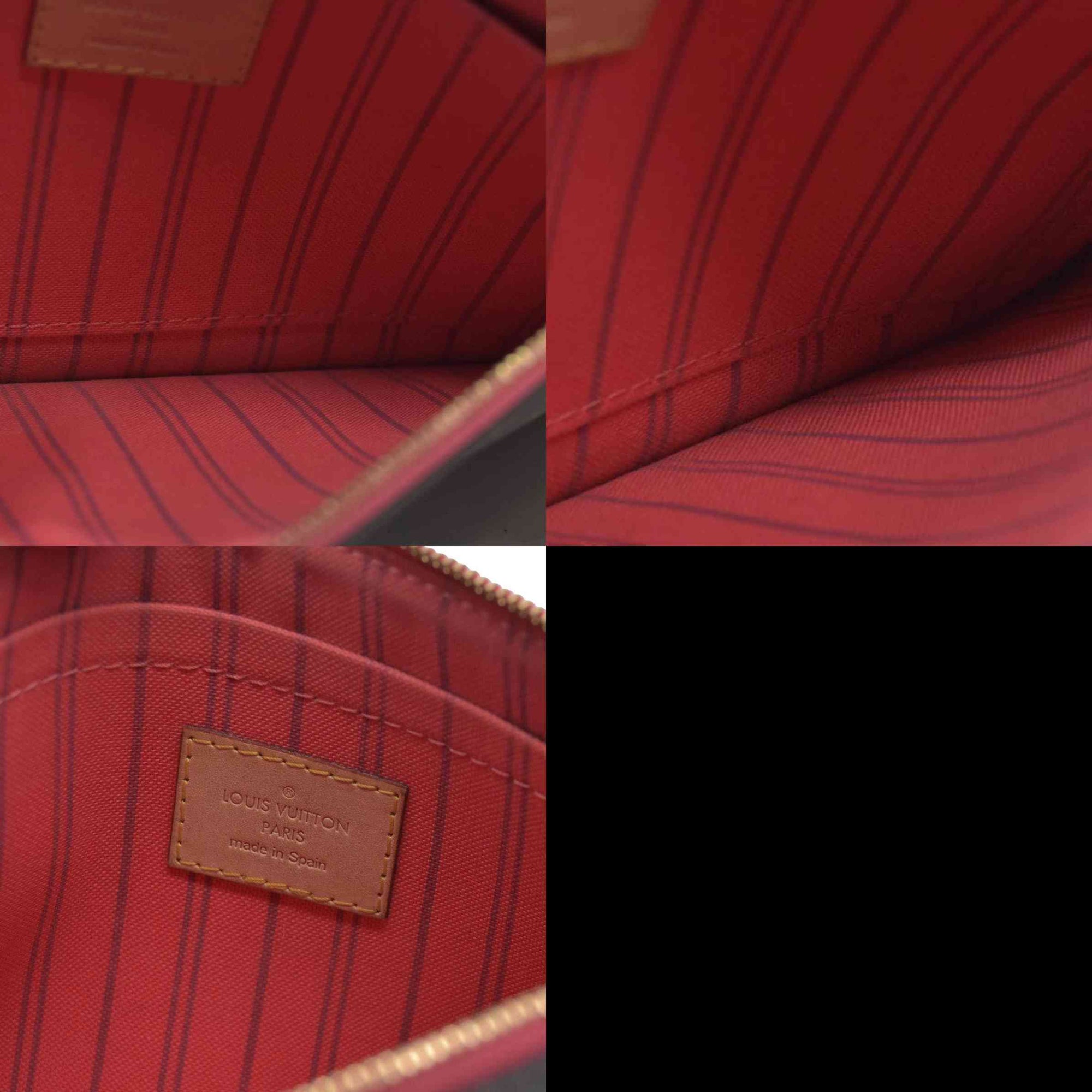 $2030 Louis Vuitton Monogram V Neverfull MM Grenade Pochette