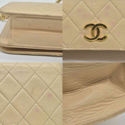 $3350 Chanel Timeless Classic Quilted Single Flap with 24K GHW Beige 10019185