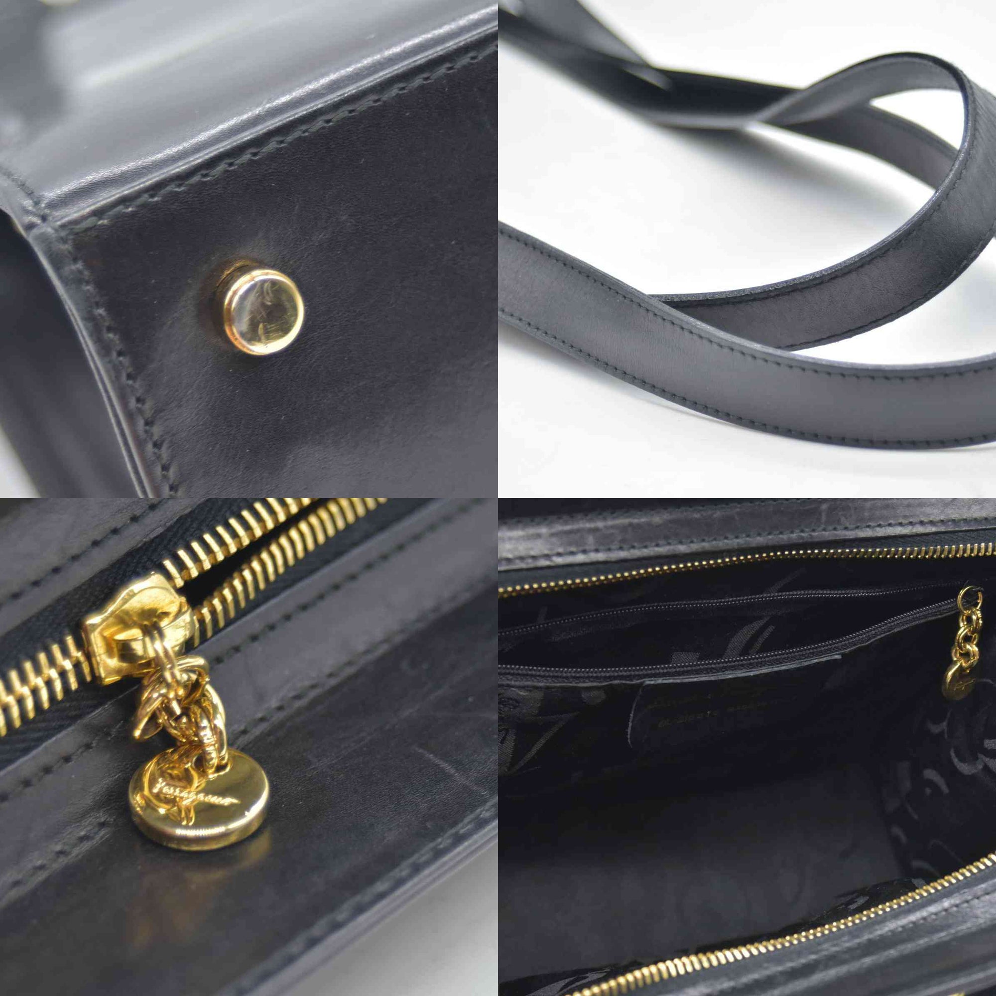 $1620 CONSIGNMENT Salvatore Ferragamo Vara Bow Shoulder Bag