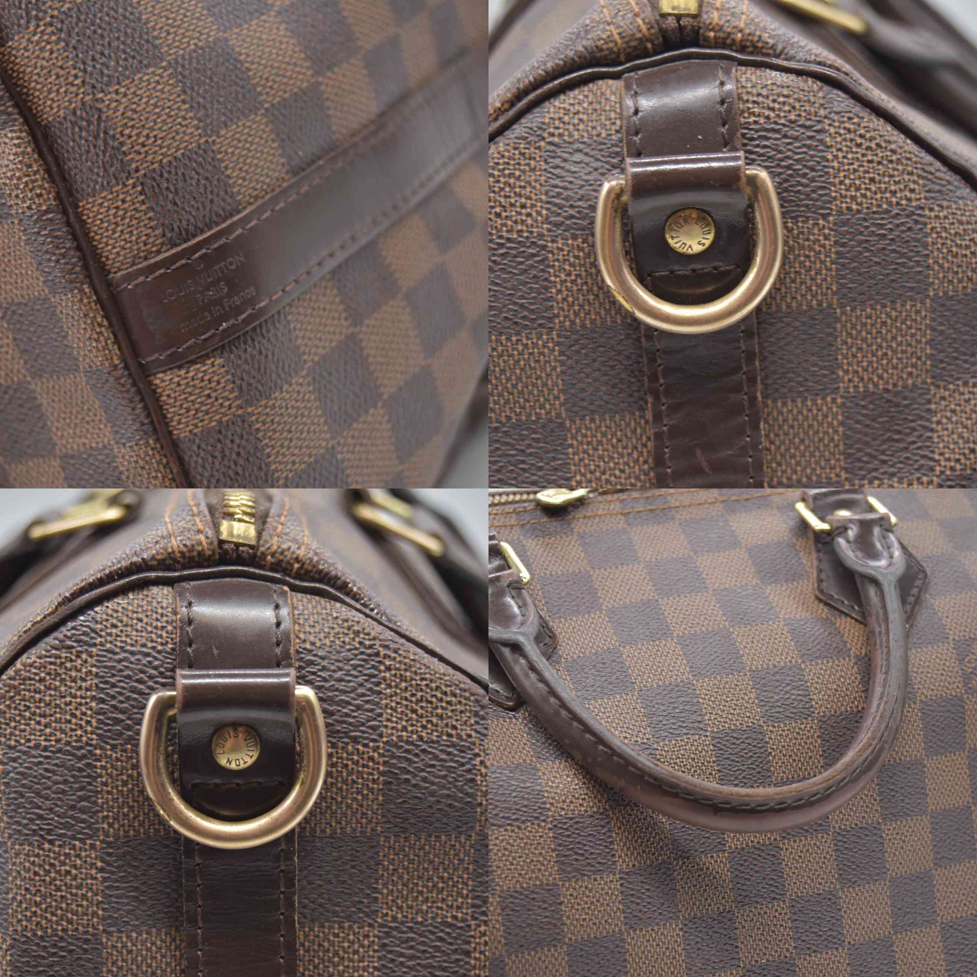 $2040 2012 Louis Vuitton Bandouliere Speedy 30 Damier Ebene SP2182