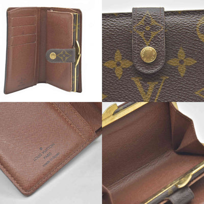 $750 1998 Louis Vuitton Monogram French Purse Wallet CA0958