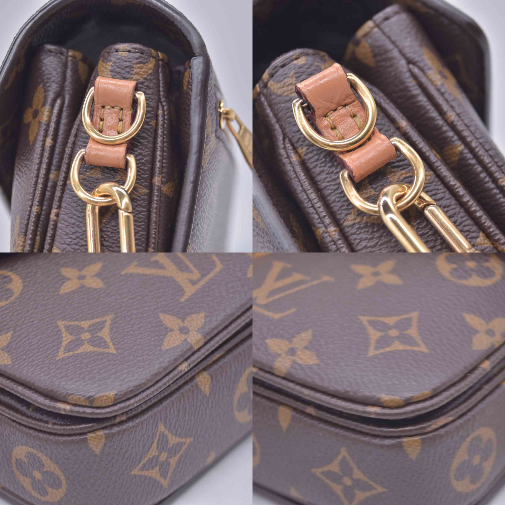 $3300 RFID Louis Vuitton East West Pochette Metis Monogram