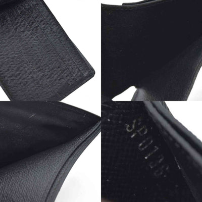 $545 CONSIGNMENT LOUIS VUITTON Damier Graphite Portefeuille Multiple Bifold Wallet Black SP0136