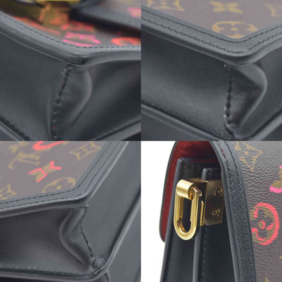 $3550 Louis Vuitton Dauphine Shoulder Bag Limited Edition Fall in Love Monogram Canvas Mini