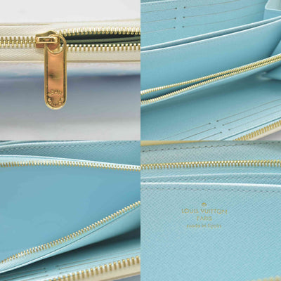 $1120 Louis Vuitton RFID Monogram Giant By The Pool Zippy Wallet Blue CONSIGNMENT