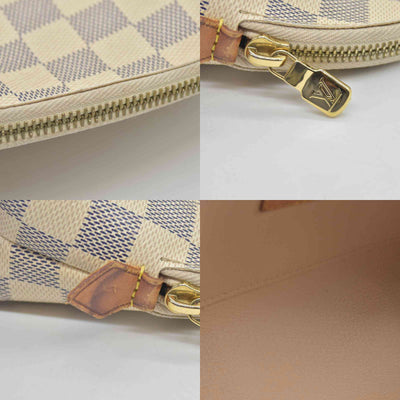 $1010 Louis Vuitton Damier Azur Cosmetic Pouch GM
