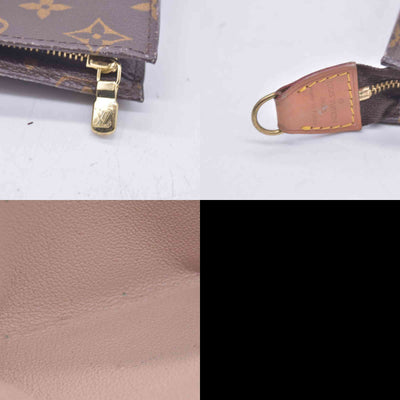 $590 LOUIS VUITTON Monogram Bucket 27 Pouch