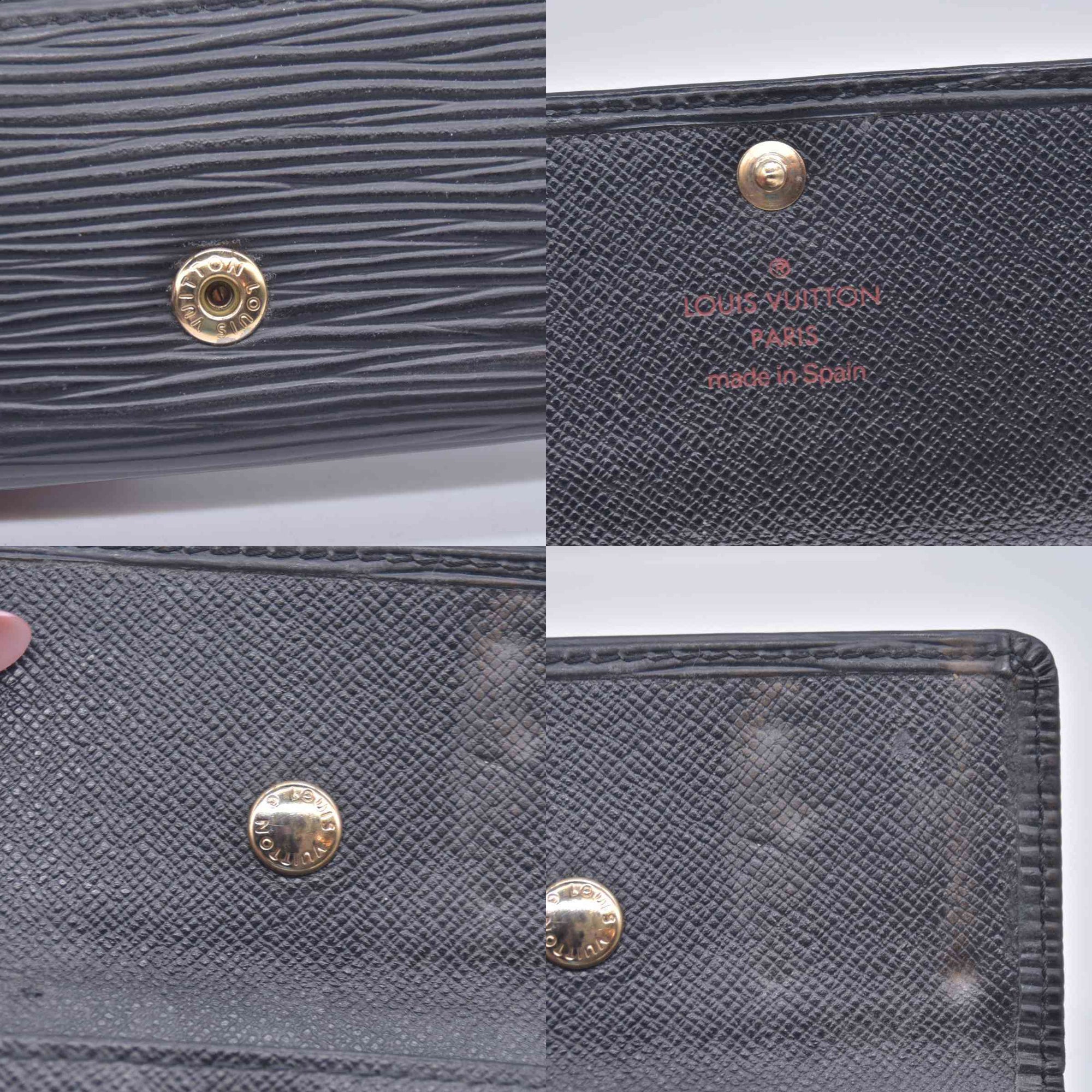$345 Louis Vuitton Epi Multicles 4 Key Noir CA0044 CONSIGNMENT 10021045