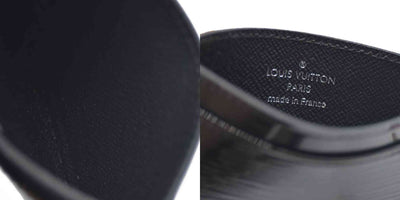 Louis Vuitton  Epi Card Holder Black Patent Leather