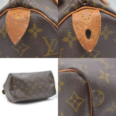 Louis Vuitton LV Hand Bag Speedy 25 Brown Monogram SP0975