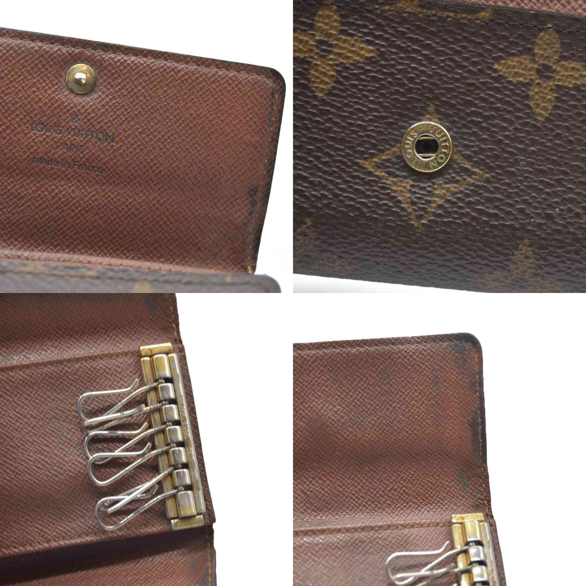 AUCTION $345 Louis Vuitton Monogram Multiles 6 Ring Key Holder