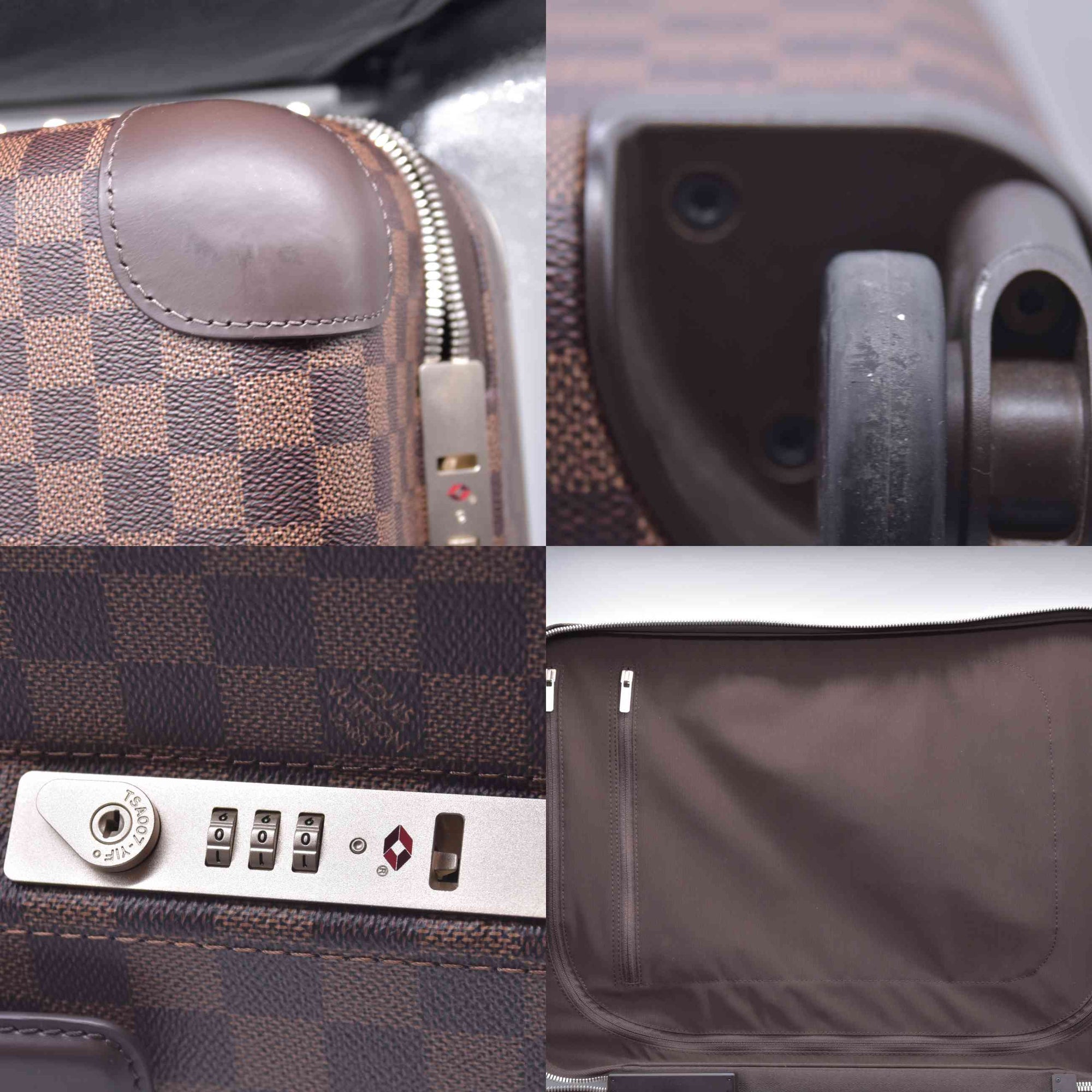 $3550 Louis Vuitton Damier Ebene Horizon 55 RFID 10020665