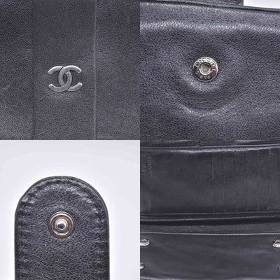 $1345 2013 Chanel  Sevruga Leather French Purse 18703978 CONSIGNMENT