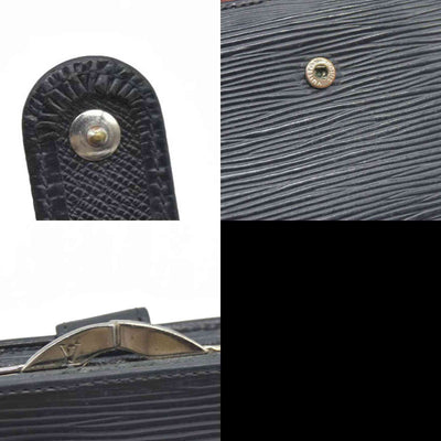 $775 Louis Vuitton  Epi French Purse Wallet Black