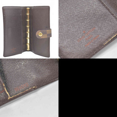 $505 1998 Louis Vuitton Damier Ebene Agenda Cover Small  CA0938