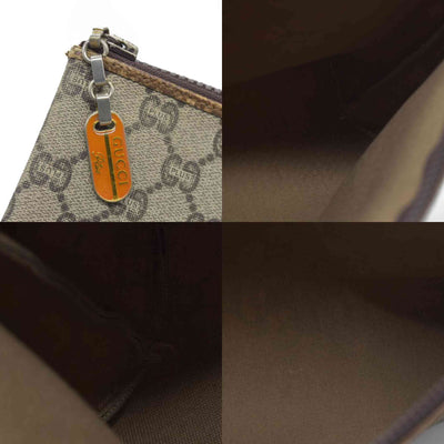 Gucci GG Gucci Plus PVC Leather Pouch Clutch Bag Consignment