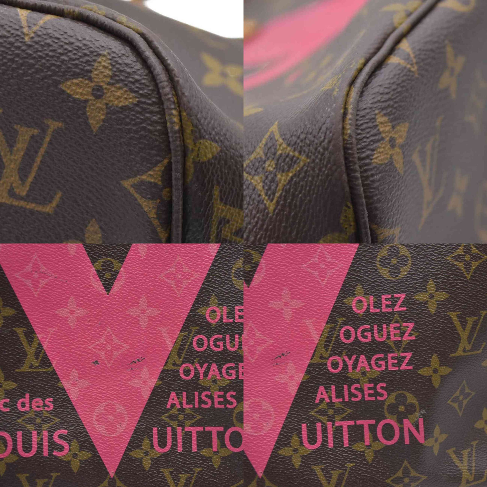 $2030 2015 Louis Vuitton Monogram V Neverfull MM Grenade CONSIGNMENT