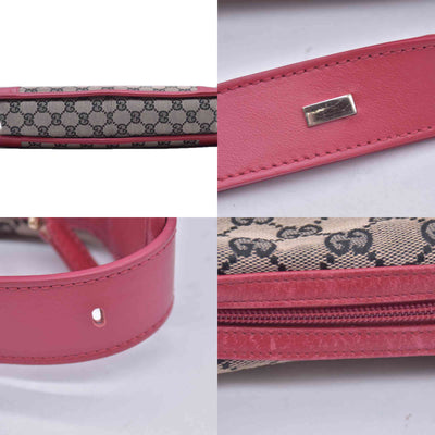 $650 Gucci Vintage GG Canvas Shoulder Bag CONSIGNMENT 10021000