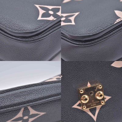 $3300 Louis Vuitton BiColor Pochette Metis Black Cream RFID 10020741