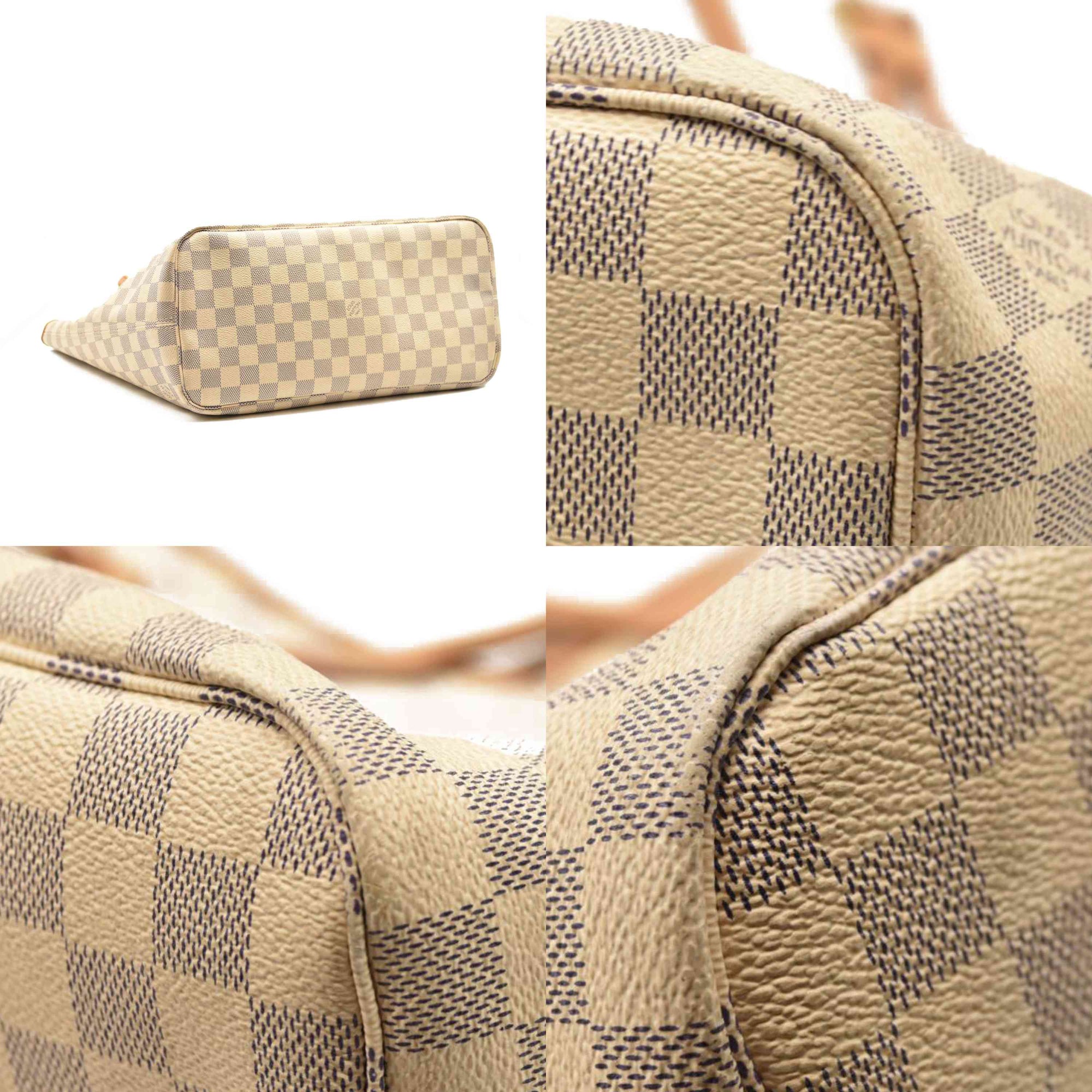 LOUIS VUITTON Damier Azur Neverfull MM AR4220