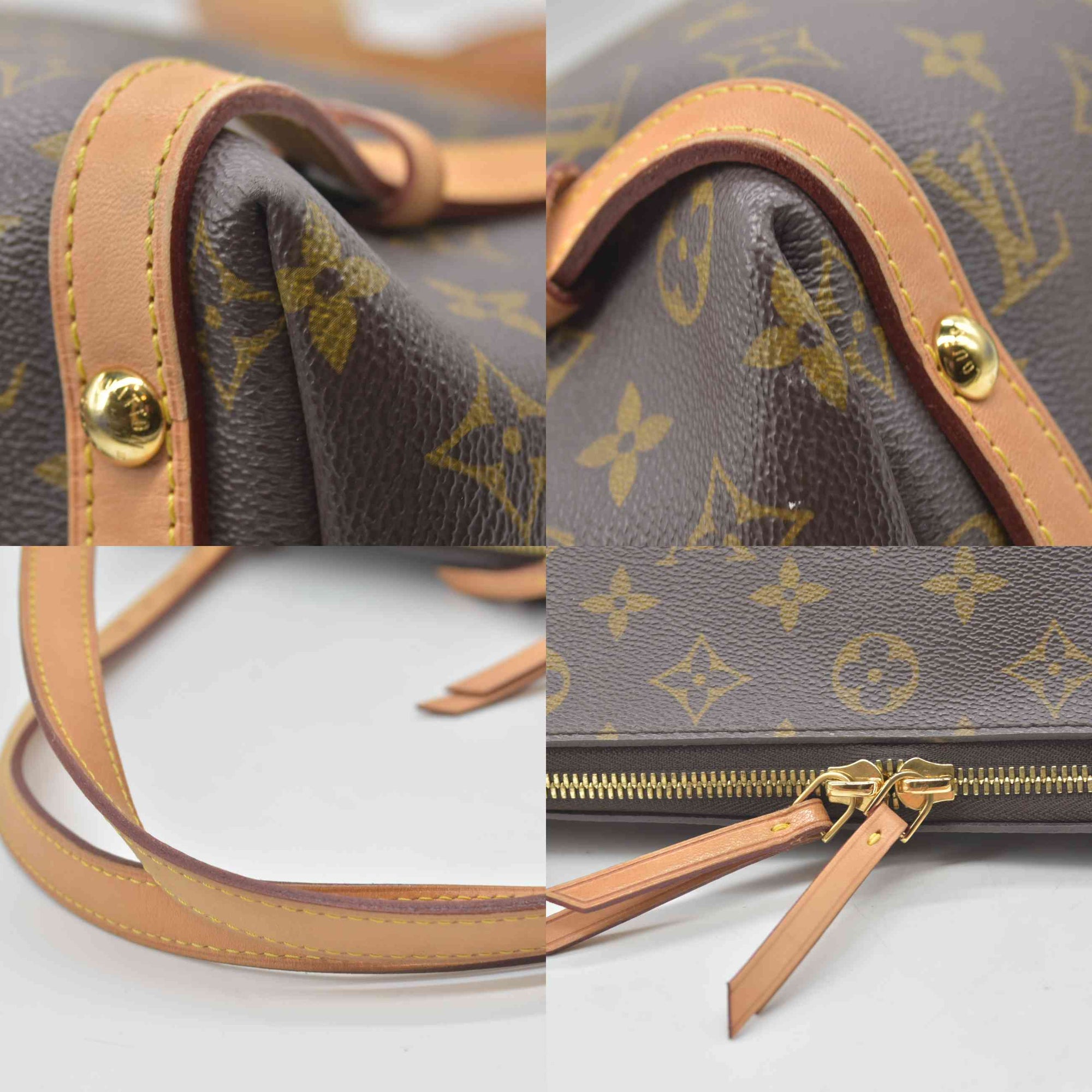 $1810 2014 Louis Vuitton Monogram Tuileries Tote CA1134