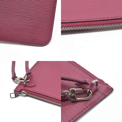 Louis Vuitton Epi Leather Neverfull MM Pochette Fuchsia SR2103
