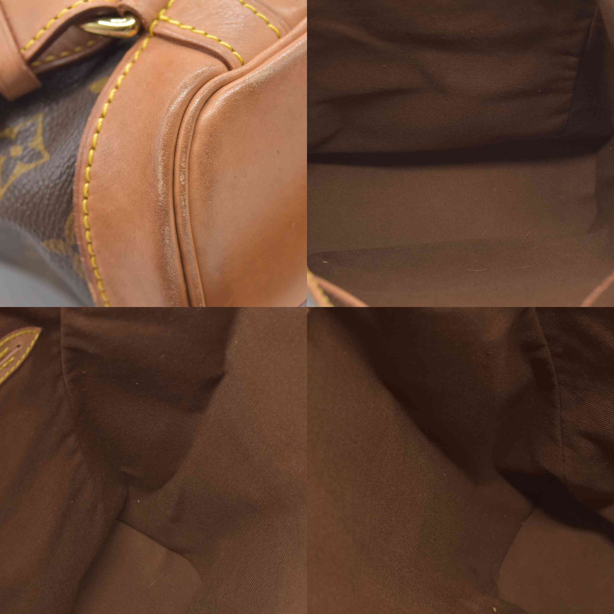 $1160 1999 Louis Vuitton Monogram Montsouris MM Backpack SP0929