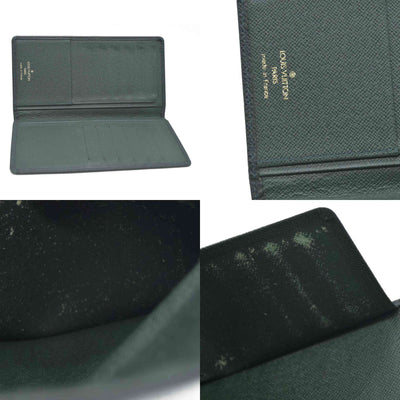Louis Vuitton Taiga Porte Valeurs Cartes Credit Leather Long Wallet VI0949